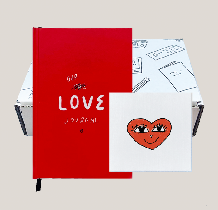 Love Journal + Tarjeta + Memory Box - un detalle shop