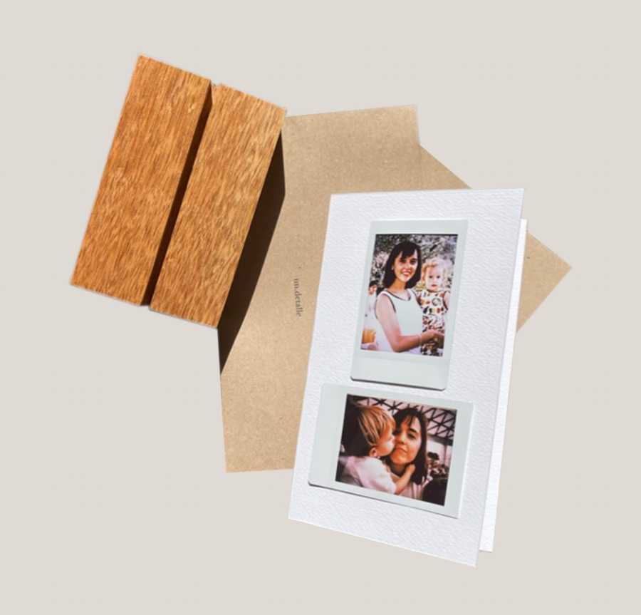 Tarjeta con Polaroid - un detalle shop