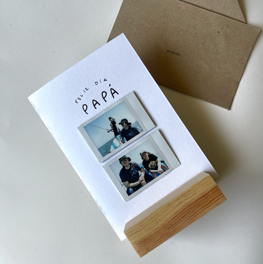 Tarjeta con Polaroid - un detalle shop